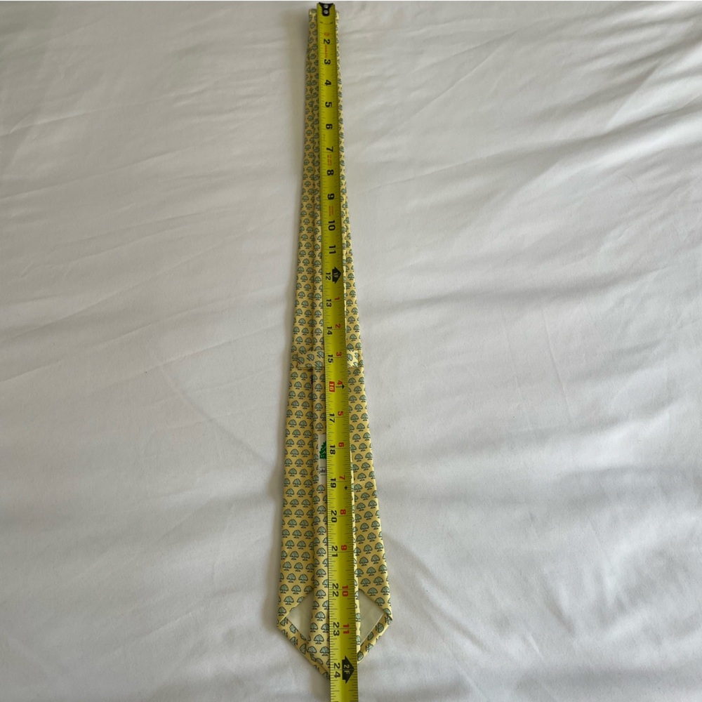 Vineyard Vines 100% Silk John's Island Club Florida Tree Custom Collection Tie - Picture 11 of 11